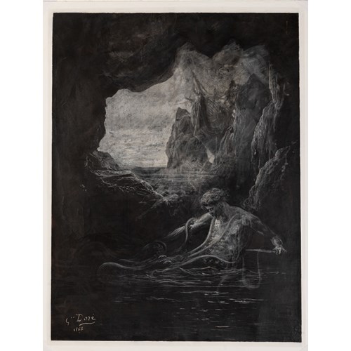 Gilliatt Struggles with the Giant Octopus